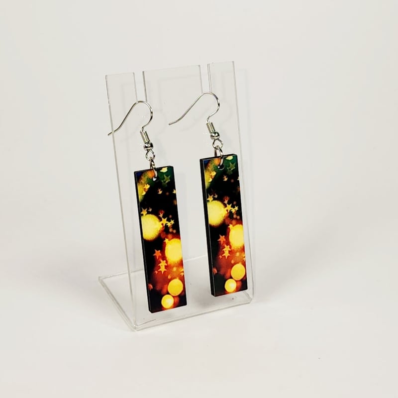 Bright Christmas Lights Earrings | Colorful Holiday Statement Earrings